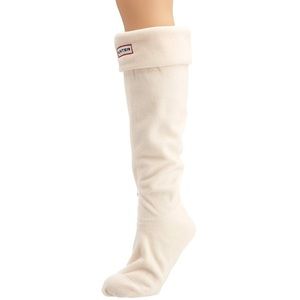 Women’s Hunter Original Tall Knee High Boot Socks Cream Winter